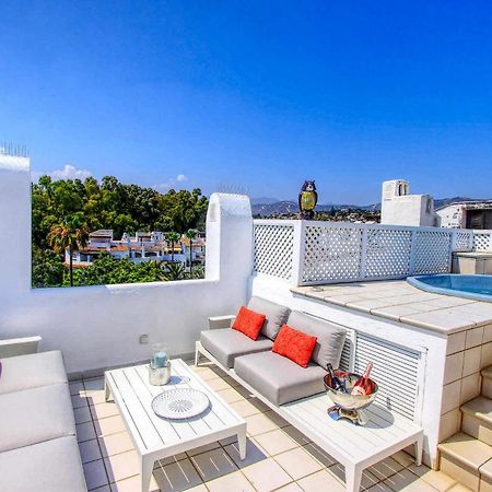 1080 Beachfront Penthouse 3 Floors Jacuzzi 2 Pools Wifi Roof Terrace 马尔韦利亚 外观 照片