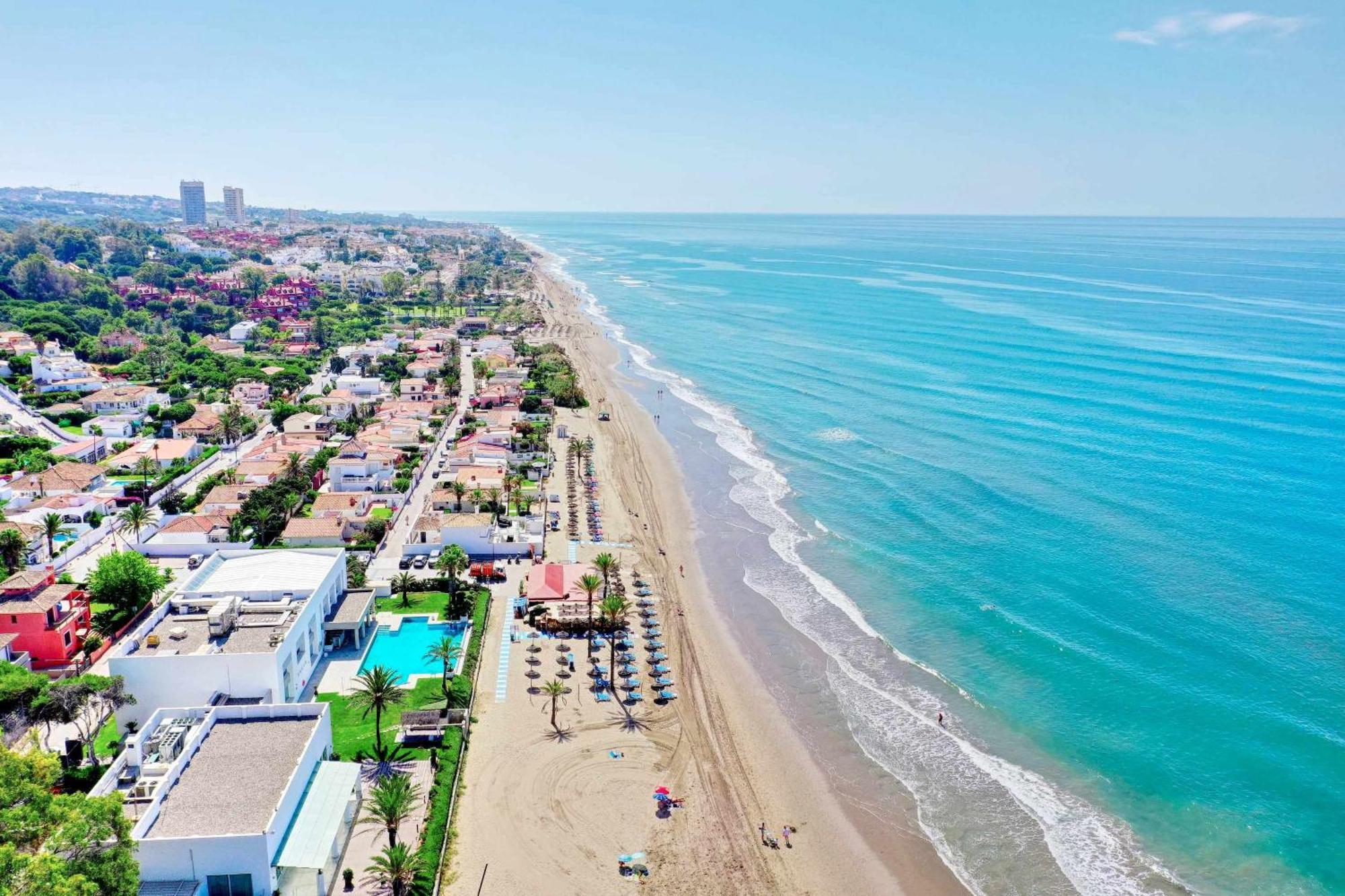 1080 Beachfront Penthouse 3 Floors Jacuzzi 2 Pools Wifi Roof Terrace 马尔韦利亚 外观 照片